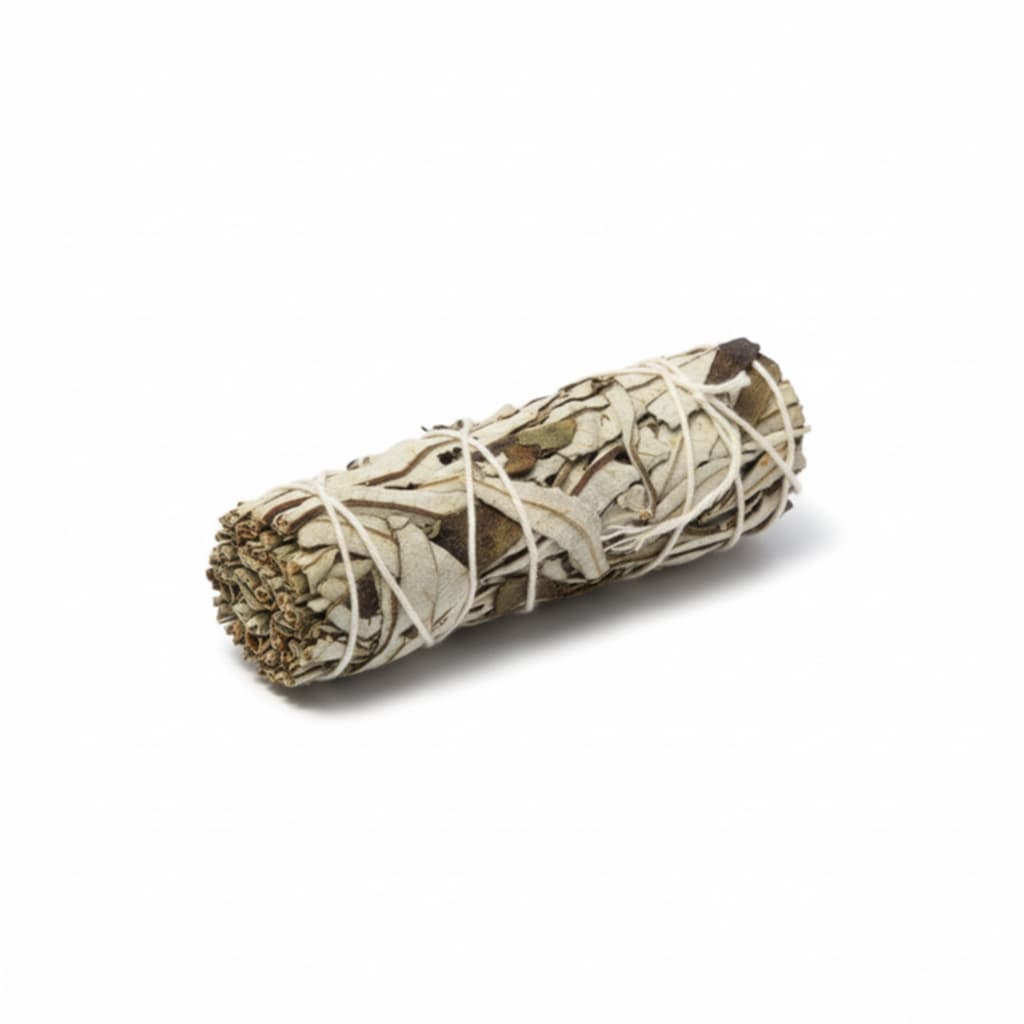 Бяла салвия и Йерба Санта - 10 см, за кадене за енергийно пречистване