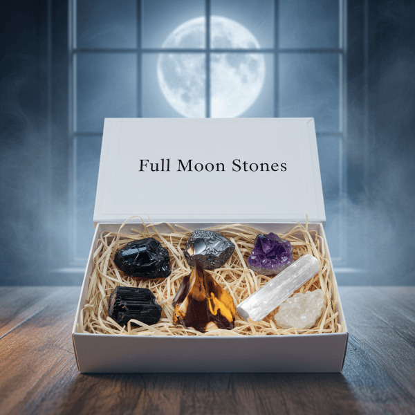 Full Moon Protection Set - 7 Камъка за Защита